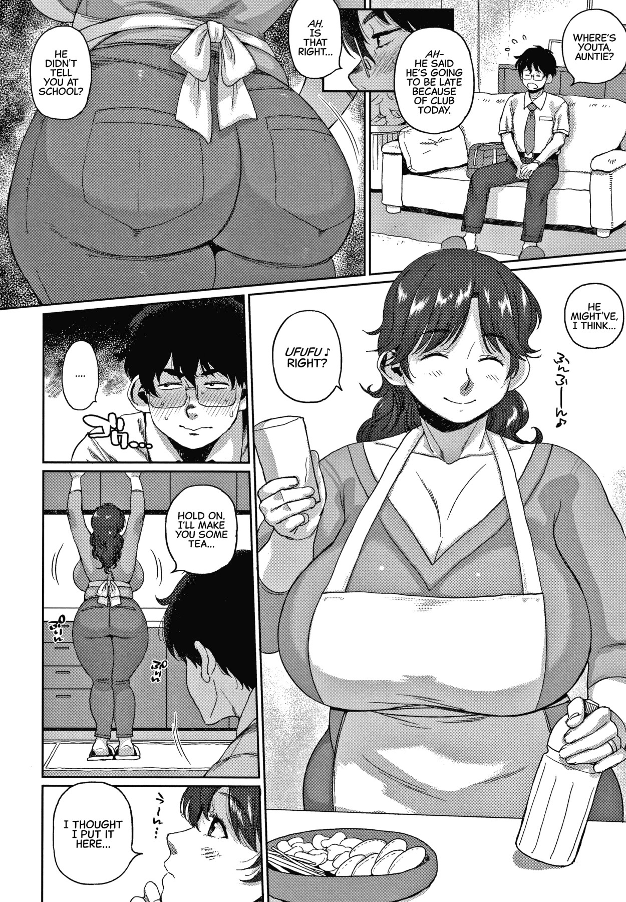Hentai Manga Comic-All-You-Can-Eat Feat. Friend's Mom's Meat-Read-2
